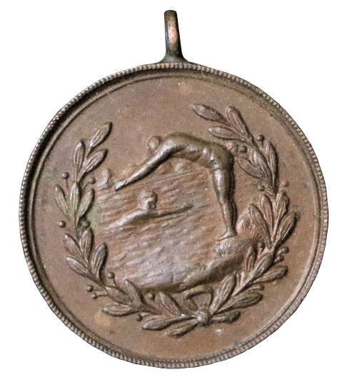 Undated Swimming medal 1920`s - 1950`s