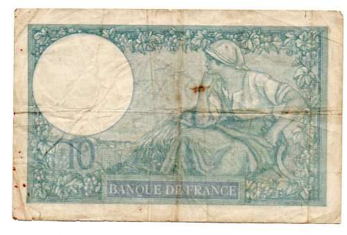 1941 France 10 Francs, Pick#84
