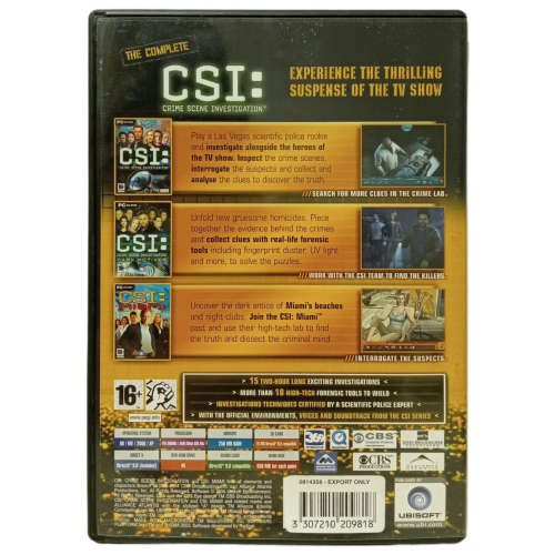 CSI: Crime Scene Investigation PC (DVD)