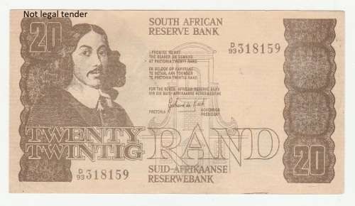 Reproduction 1981 South Africa GPC De Kock R20