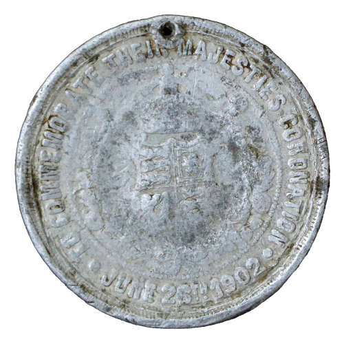 1902 South Africa Cape Colony, Coronation of King Edward VII and Queen Alexandra: Cradock, Medallion