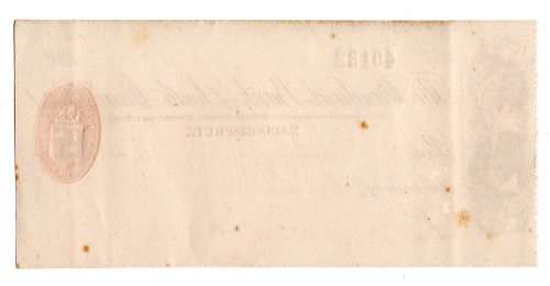 1920`s Standard Bank of South Africa Cheque, Namboomspruit, unused