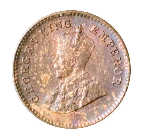 1928 India 1/12 Anna - High Grade