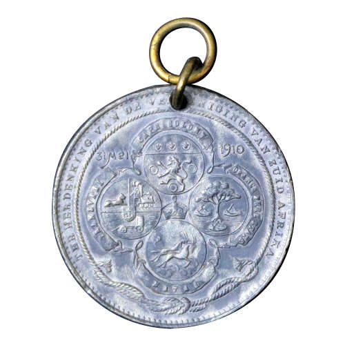 1910 Formation of the Union of South Africa Medallion (Pewter)