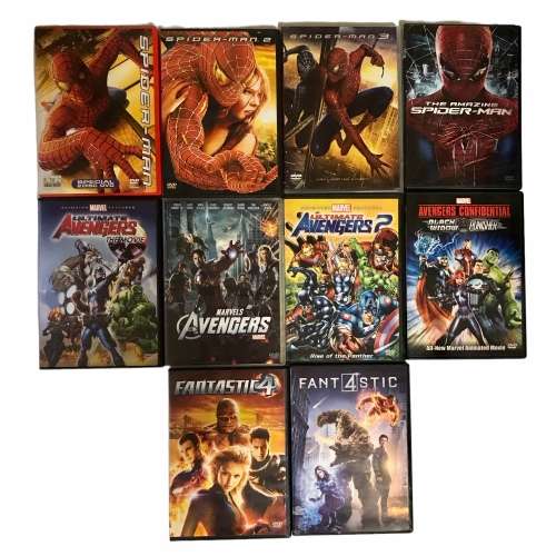 MARVEL DvD Collection - 10 x DVD Lot