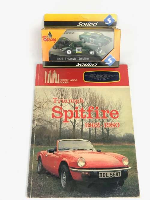 Solido 1/43 Metal Die Cast 1921 Triumph Spitfire & Triumph Spitfire 1962-1980 Roadtests, R.M. Clarke