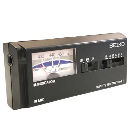 Seiko Quartz Guitar Tuner, battery not included (Untested)