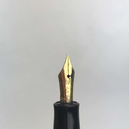 Tropen 14ct Gold Fountain Pen, `14K 585` - missing base cap