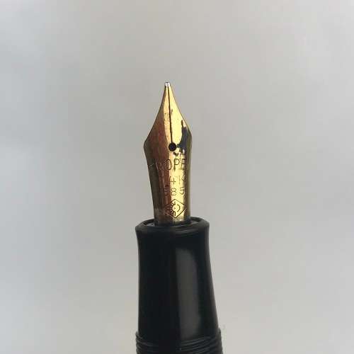 Tropen 14ct Gold Fountain Pen, `14K 585` - missing base cap
