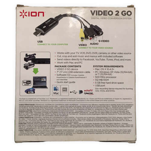 ION Video 2 Go, Digital Conversion System