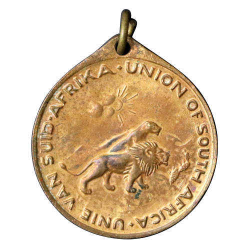 1937 Coronation of King George VI and Queen Elizabeth Bronze medallion for School Children