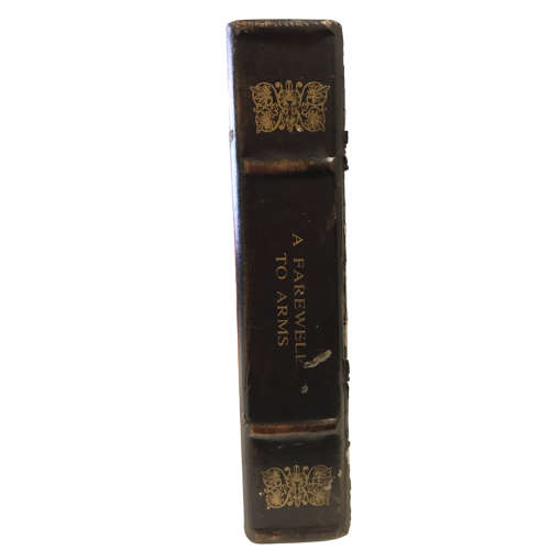 Vintage Book Themed Wooden Trinket Box, A Farewell to Arms Enest Hemingway design