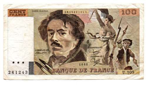 1986 France 100 Francs Pick#154b