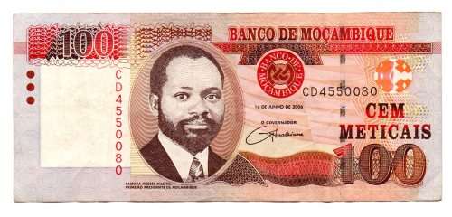 2006 Mozambique 100 Meticais Pick#145a