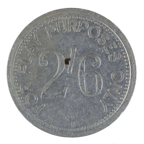 Unknown `for play purposes only` 2/6 token