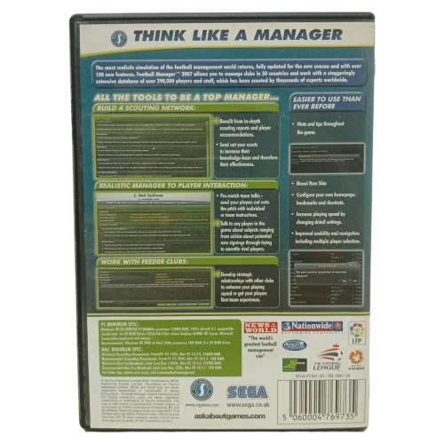 Football Manager 2007 PC (CD)