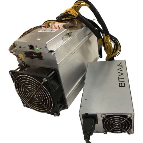 BITMAIN AntMiner D3 Crypto Miner, Powers on and does power cycles, no fault lights, with power suppl
