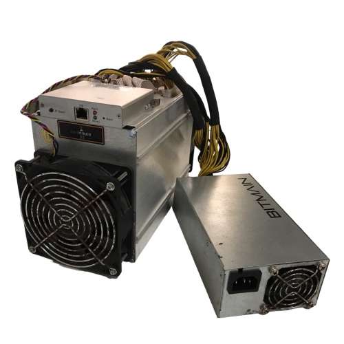 BITMAIN AntMiner D3 Crypto Miner, Powers on and does power cycles, no fault lights, with power suppl
