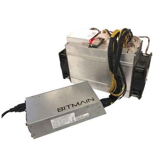 BITMAIN AntMiner D3 Crypto Miner, Powers on and does power cycles, no fault lights, with power suppl