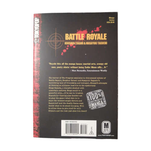 2003 Battle Royale Volume 2 by Koushun Takami and Masayuki Taguchi Softcover