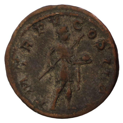 239-240 AD Gordian Bronze Dupondius   Denarius, Rome Mint, Reverse: P M TR P III COS II P P: Gordi