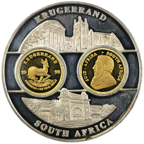 2006, `Krugerrand - Most Popular Bullion Coins In The World` Medallion, Nickel