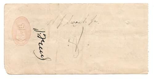 1945 Die Nationale Bank van Suid Afrika (Barclys Bank) Heilbron Cheque, Oranje Vrystaat 14 Pound