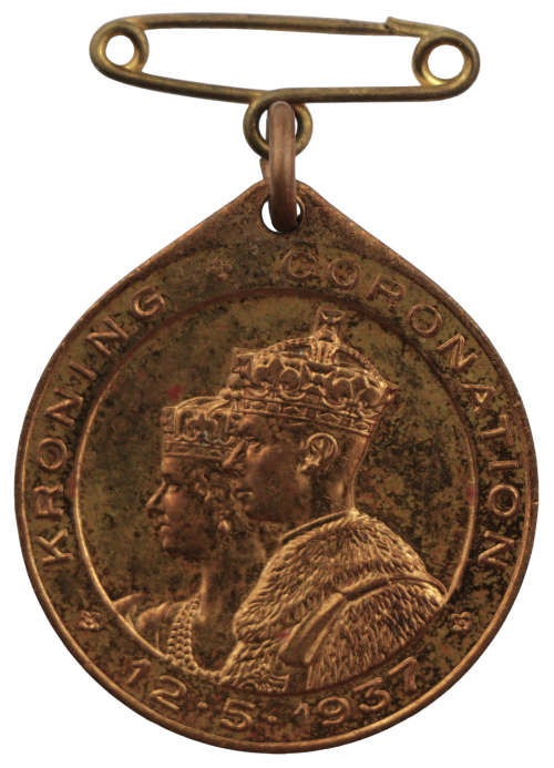1937 Coronation of King George VI and Queen Elizabeth for School Children Medal
