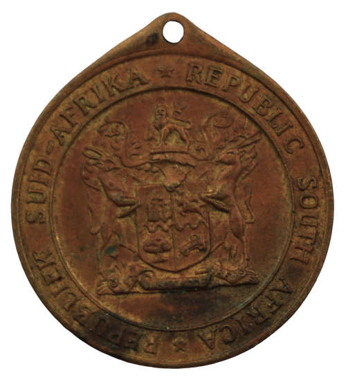 1961 Formation of the Republic of South Africa Medallion Bronze