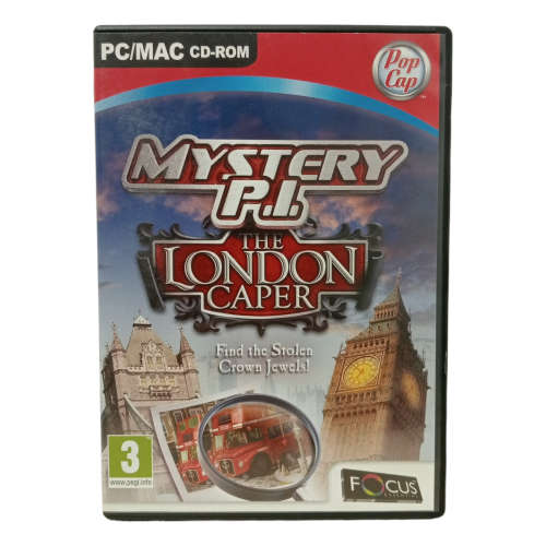 Mystery P.I - The London Caper, Hidden Object Game PC (CD)