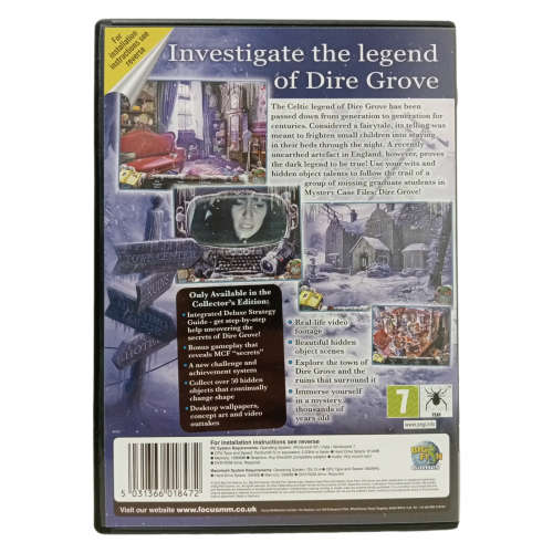 Dire Grove, Hidden Object Game PC (DvD)