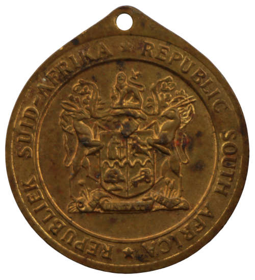 1961 Formation of the Republic of South Africa Medallion Bronze
