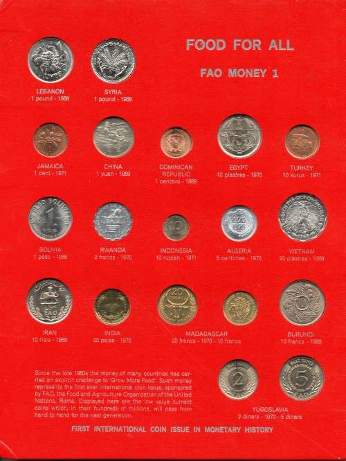 United Nations FAO Money Set 1