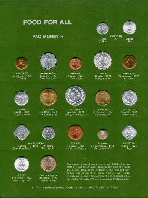 United Nations FAO Money Set 4