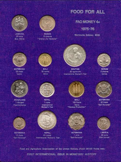 United Nations FAO Money 4A Worldwide edition 8000