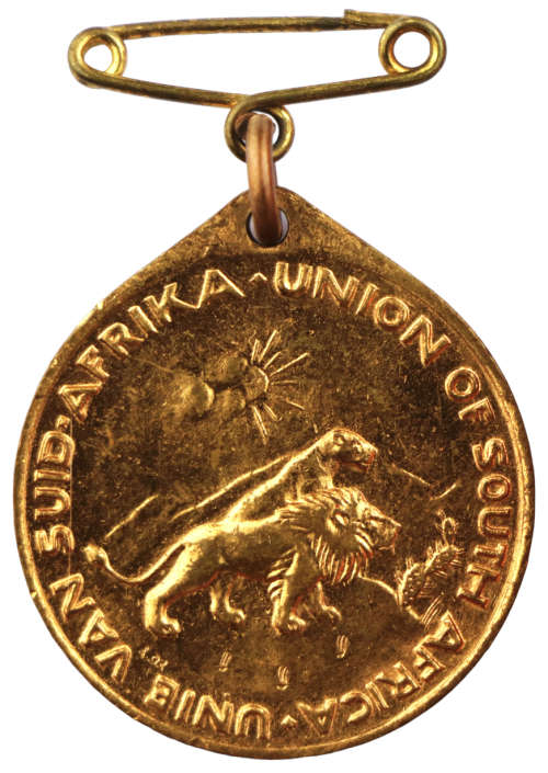 1937 Coronation of King George VI and Queen Elizabeth Bronze medallion for School Children
