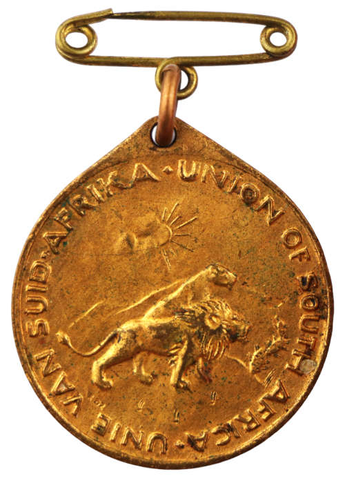 1937 Coronation of King George VI and Queen Elizabeth Bronze medallion for School Children
