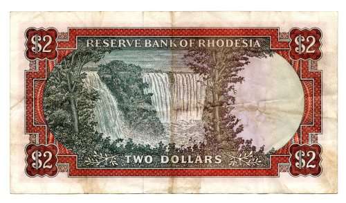 1975 Rhodesia $2, Salisbury, Pick#31j