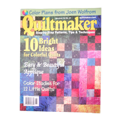 Quiltmaker 10 Magazine Batch - No. 96, 97, 98, 100, 102, 103, 104, 106, 107, 109 Softcover