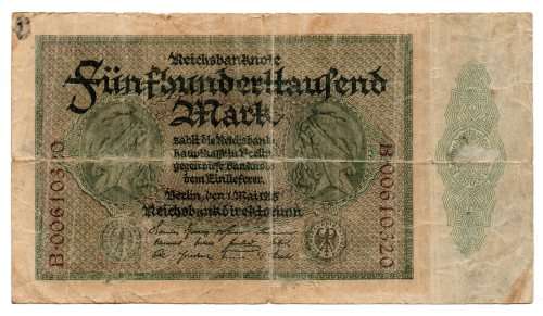 1925 German 500 000 Mark