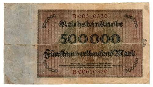 1925 German 500 000 Mark