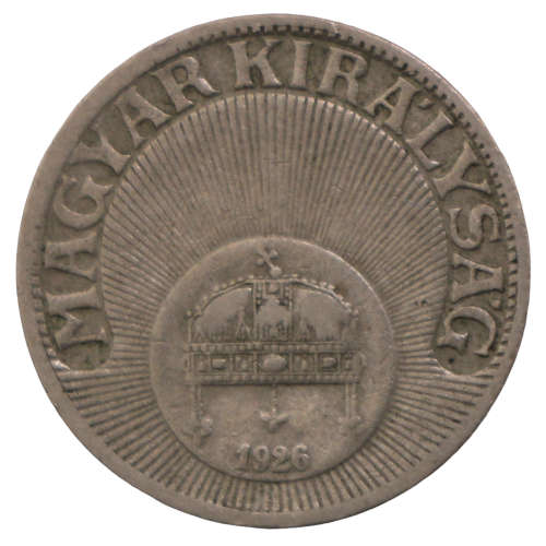 1926 BP Hungary 10 Filler Miklós Horthy