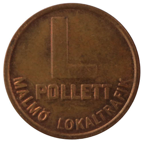 Sweden (No date) Malmö Lokaltrafik Transit Token