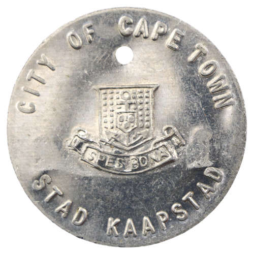 1962 South Africa City of Cape Town Dog License