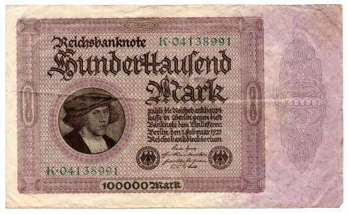1923 German Berlin Reichsbanknote 100 000 Mark Pick#83a