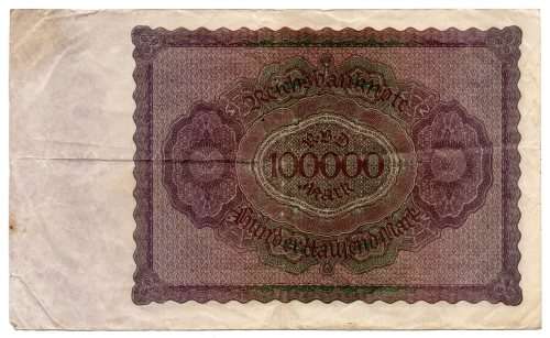 1923 German Berlin Reichsbanknote 100 000 Mark Pick#83a