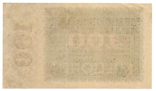 1923 German Berlin Reichsbanknote 100 Million Mark Pick#107a