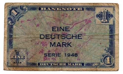 1948 German Allied Occupation U.S. Army Command 1 Mark Pick#2a