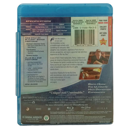 Ratatouille Blu-Ray