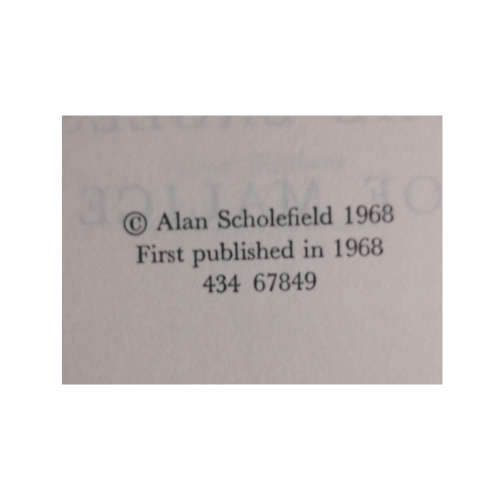 1968 The Eagles Of Malice by Alan Scholefield Hardcover w/Dustjacket